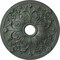 Ekena Millwork Jamie Ceiling Medallion (Canopies up to 3 7/8"), 23 5/8"OD x 3 7/8"ID x 2 1/8"P, Cloud Burst Crackle CM23JACBC - alternate 1